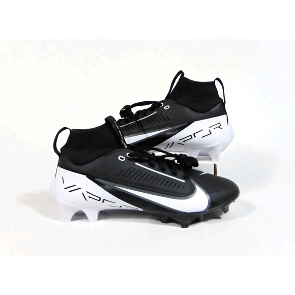 Nike Vapor Edge Pro 360 2 Football Cleats Black White DA5456-001 Men's Size 8 - Picture 1 of 11